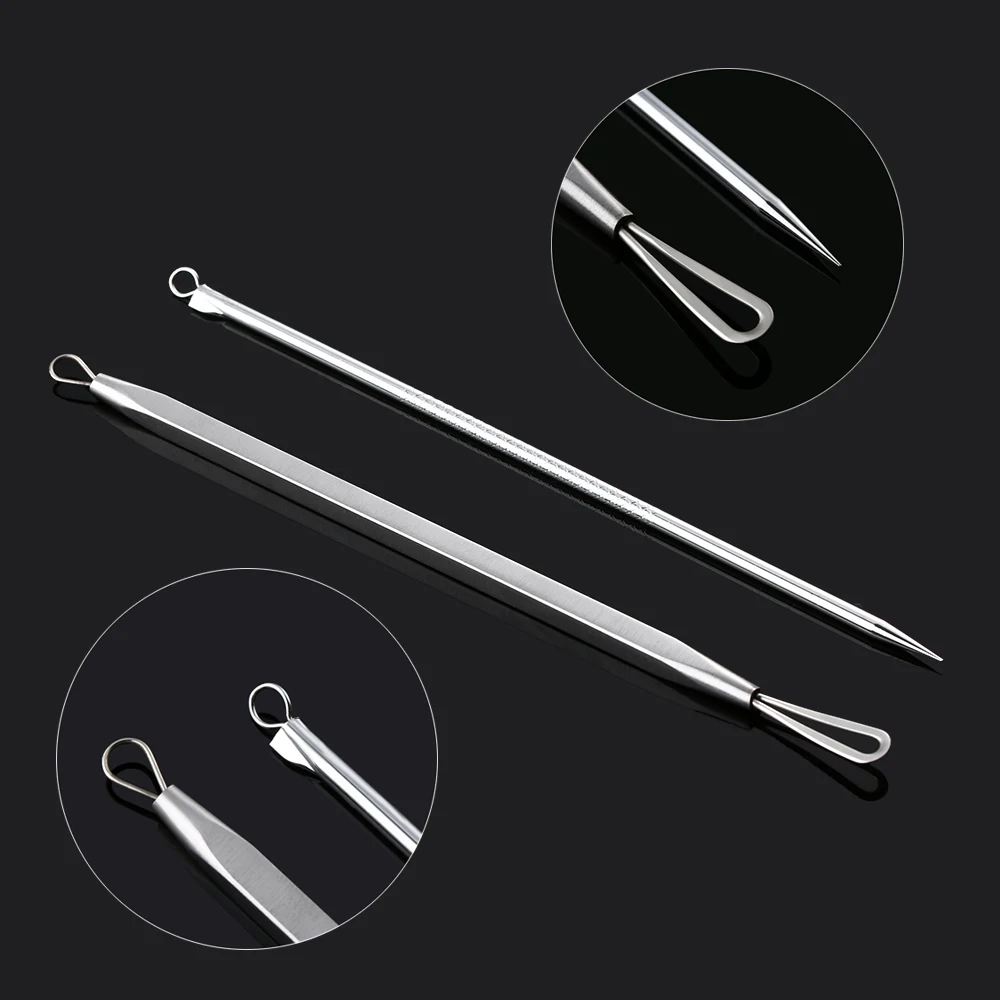 Buy 2Pc/Set Stainless Steel Blackhead Extractor Needle