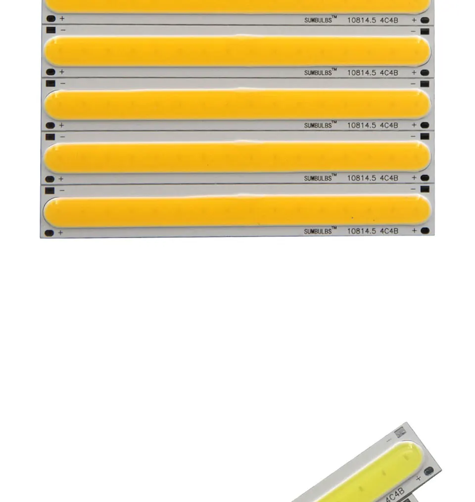 108x15MM 4W Warm Cool White COB LED Light Source Strip Bard Lights DC12V 500LM LED Lamp Bulb DIY Car House Lighting (5)