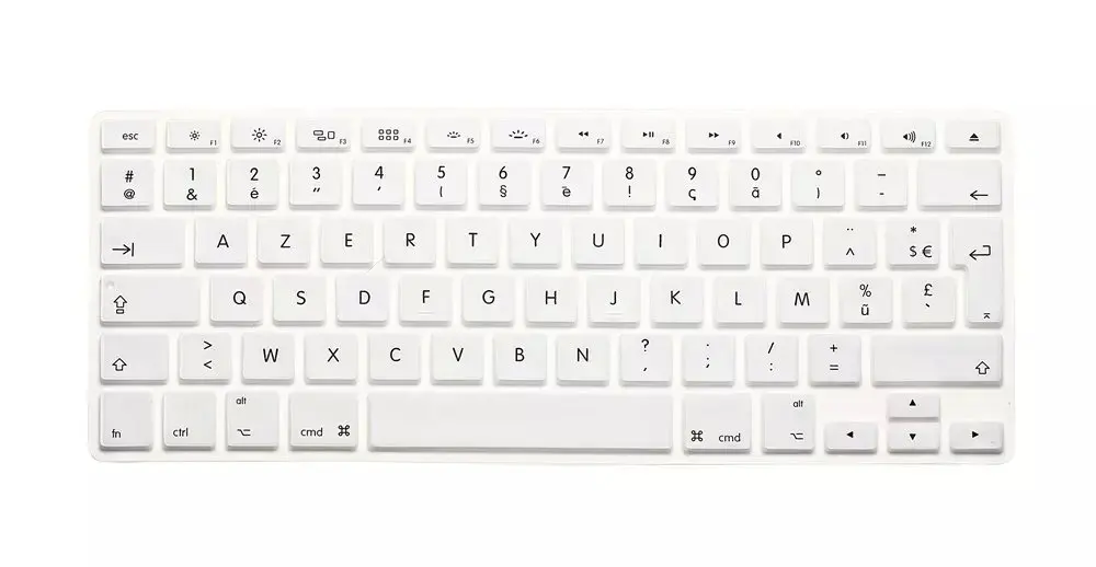 Французская силиконовая Европейская клавиатура чехол для Apple macbook Air Pro Retina 13 15 17