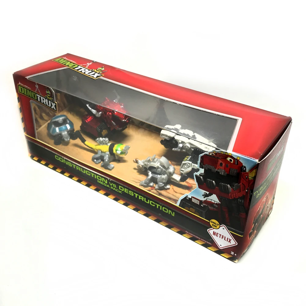 Para dinotrux dinossauro caminhão removível dinossauro carro