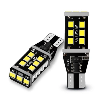 

2x W16W T15 LED Bulbs 2835 SMD LED Canbus Error Free Backup Light 921 912 W16W LED Bulbs Car Reverse Lamp