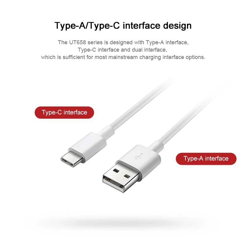 USB тестер UT658A/C/с мониторами с двойным напряжением и током цифровой измеритель