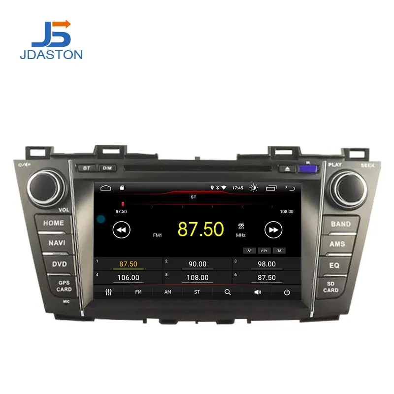 Clearance JDASTON Android 9.1 Car DVD Player For Mazda 5 Premacy 2009-2012 Multimedia GPS Navigation 2 Din Car Radio Stereo Autoaudio IPS 3