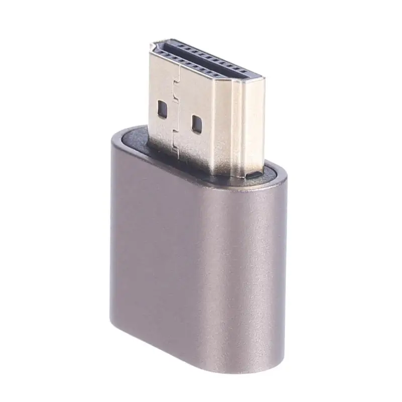 buy Virtual Display Adapter HDMI DDC EDID Dummy Plug Headless Ghost Display Emulator Lock plate 4K 3840x2160 New generation @60Hz