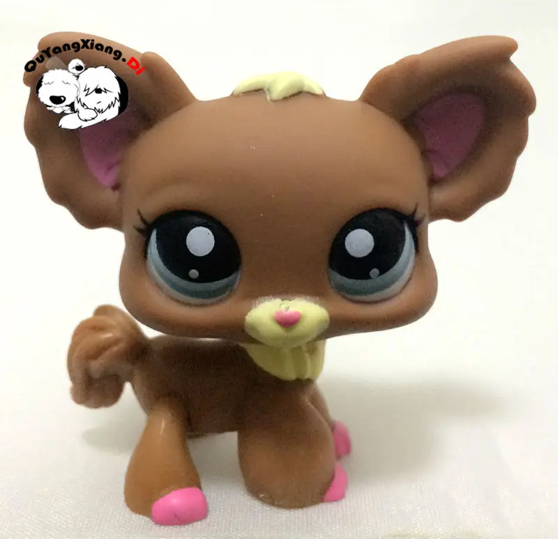 

Экшн-фигурка кофейной собаки с розовыми когтями CWG051 Pet Shop, милый щенок