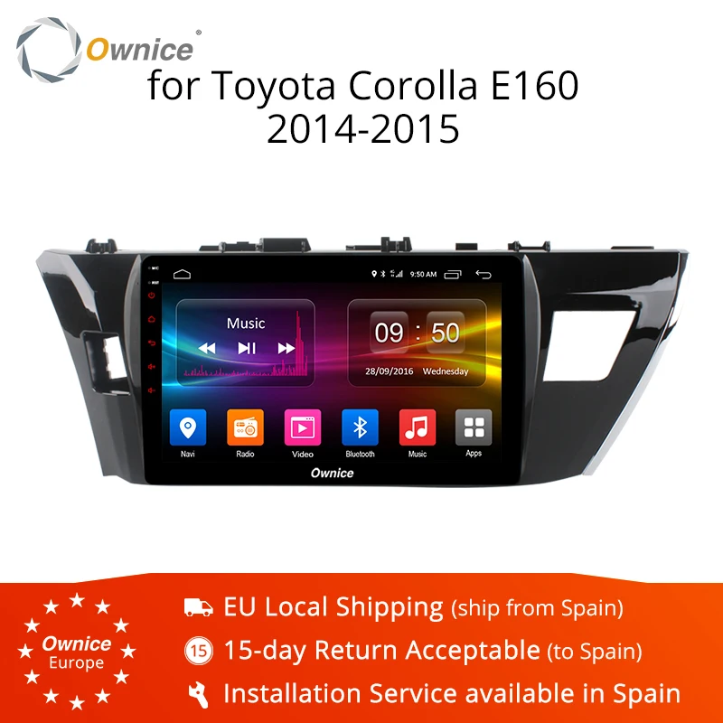 

Ownice K1 K2 K3 2 Din Octa Core Android 9.0 Car Radio DVD GPS For Toyota COROLLA 2014 2015 2GB + 32GB Support DVD 4G Bluetooth