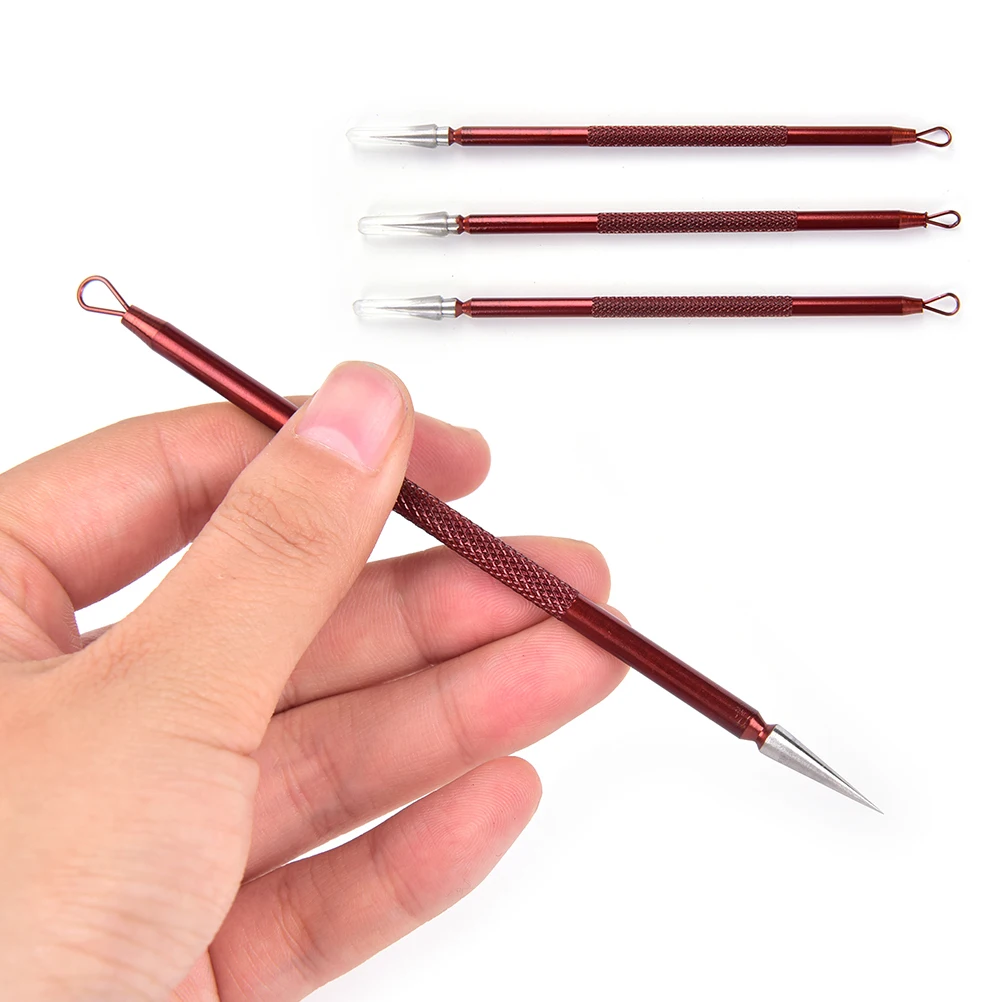 

Double-ended Anti-Bacterial Blackhead Remover Acne Stainless Steel Needle Tool Facial Pimple Cleaning Needle Tool