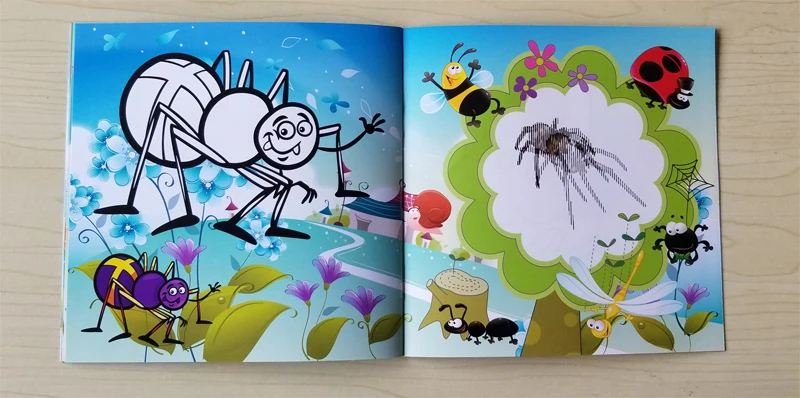 22 Pages Insect Style Secret Garden Painting Drawing Kill Time Book Will Moving DIY Children's Puzzle Magic Coloring Book 22 Pages Insect Style Secret Garden Painting Drawing Kill Time Book Will Moving DIY Children's Puzzle Magic Coloring Book