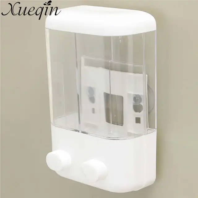 2 Size For Choice Manual Pressure Wall Mounted Liquid Soap 2 Size For Choice Manual Pressure Wall Mounted Liquid Soap Dispensers Home Bathroom Hotel Shower Shampoo