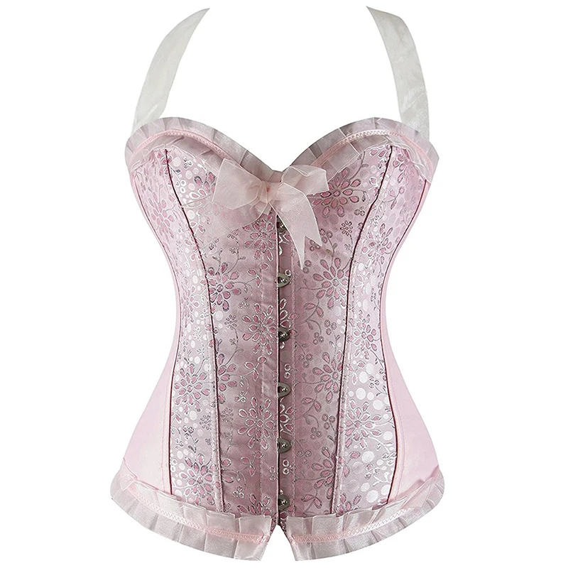 New Sexy Corset Bustier Cup Girdle Belt Straps Breathable Fabric