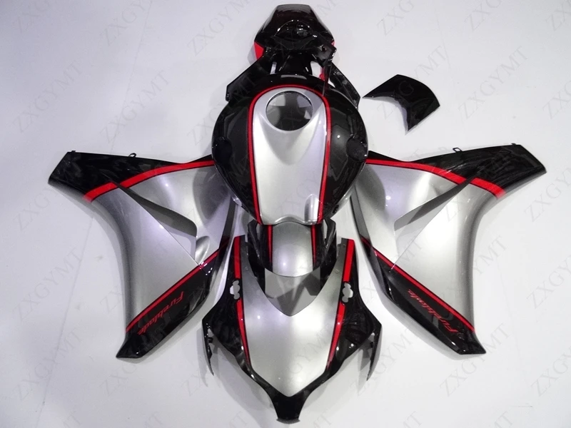 Наборы обтекателей Fireblade 2008 - 2011 черный серебристый обтекатель CBR 1000 RR Кузов для