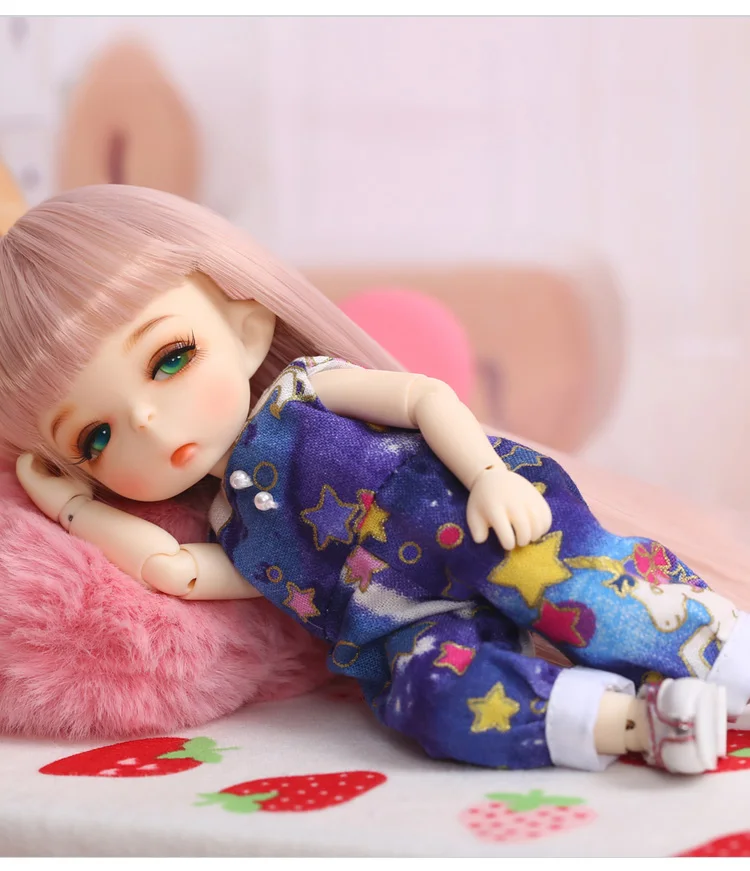 Details about   New clothes Hair Wig shoes For 1/8 BJD Doll Fairyland Pukifee Ante 