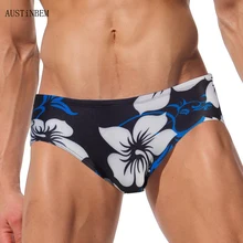 Купальные костюмы AUSTINBEM пикантные с цветочным принтом Мужская одежда для плавания Sunga пляжные шорты для серфинга плавательные Шорты мужские шорты купальные трусы-боксеры купальный костюм