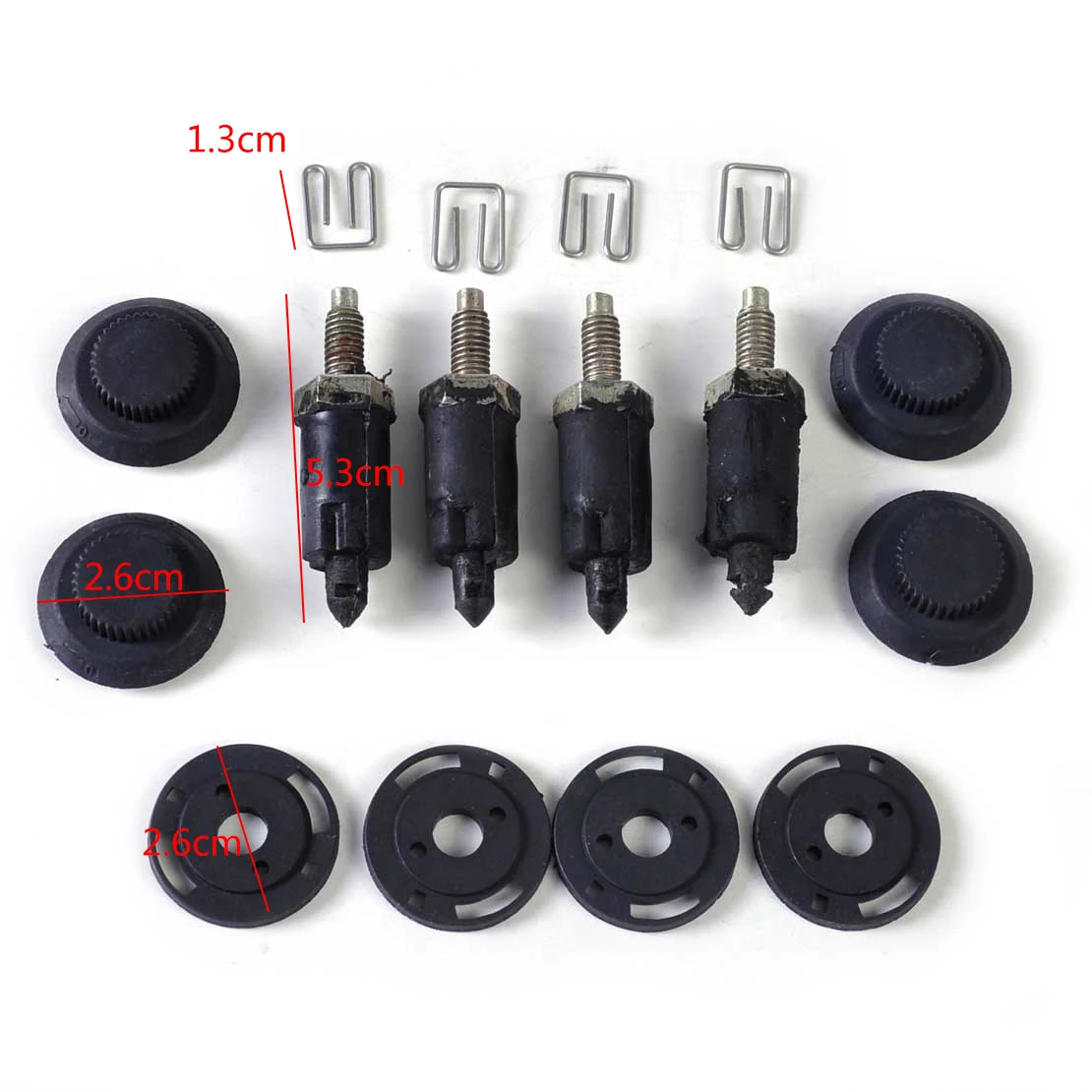

CITALL HDI Engine Cover Clip Bolt Bonnet Hood Kit for Peugeot 207 307 406 607 206 Partner Citroen Berlingo C4 Coupe C5 Hatchback