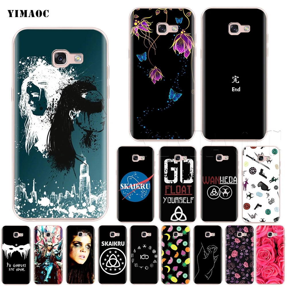 

YIMAOC The 100 Skaikru Silicone Case for Samsung Galaxy S7 S8 S9 Edge Plus J3 J5 J7 A5 A6 A8 Note 8 9