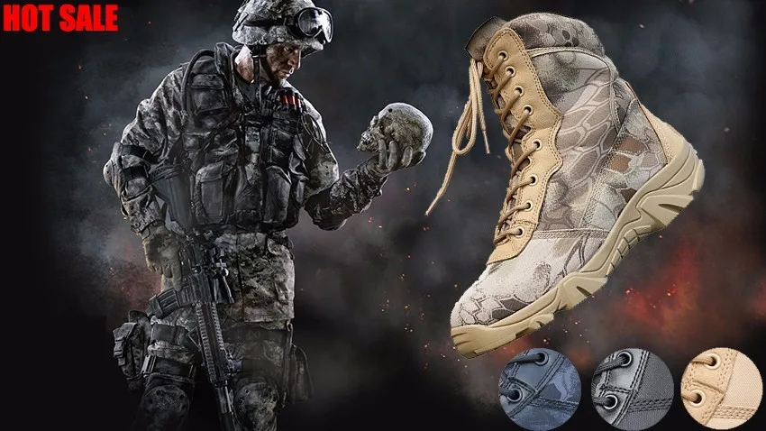 Уличные походные тактические военные армейские ботинки для охоты, кемпинга, альпинизма, дышащие сверхлегкие мужские и женские армейские болельщики, спортивная обувь