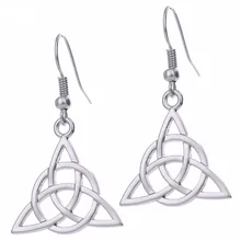 

Skyrim Vintage Celtics Knot Art Pendant Earring Female Dangling Earring Findings DIY Craft For Men Women Jewelry Making