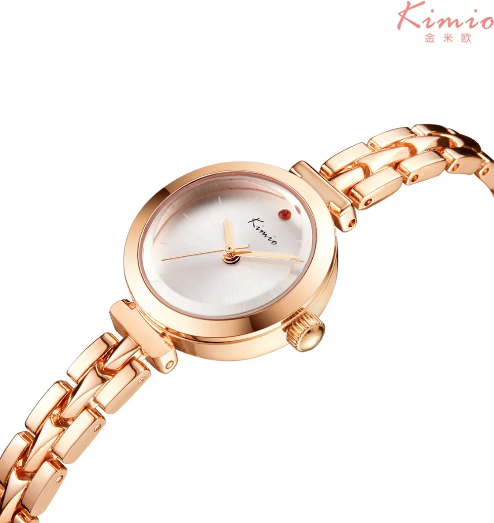 

Kimio watch women thin fashion simple watches quartz watch Rhinestone dressed woman Rose Gold &silver Ladies Watch for female