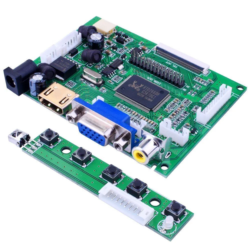 Плата управления Jstping с ЖК дисплеем HDMI VGA 2AV 8 дюймов 1024*768 IPS экран высокое