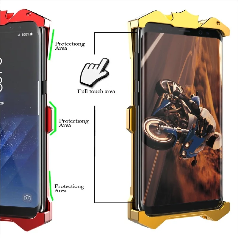 Zimon Тор IRONMAN Броня Алюминий металлический чехол для телефона для samsung S8 плюс рама противоударный чехол для samsung Galaxy S8