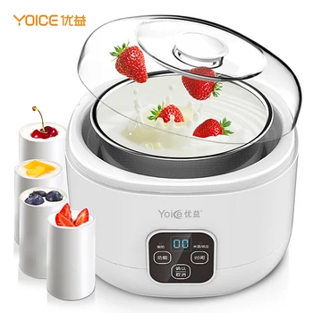 

1L Capacity Household Automatic Multifunction Rice Wine Natto Yogurt Machine Touch Panel Can Be Timed Yogurt Maker Machine