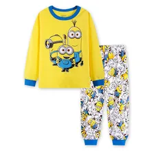 Осенне-зимние пижамы для мальчиков, Детский комплект, детские пижамы, комплекты одежды, детские пижамы, Детская Пижама с рисунком, одежда для сна