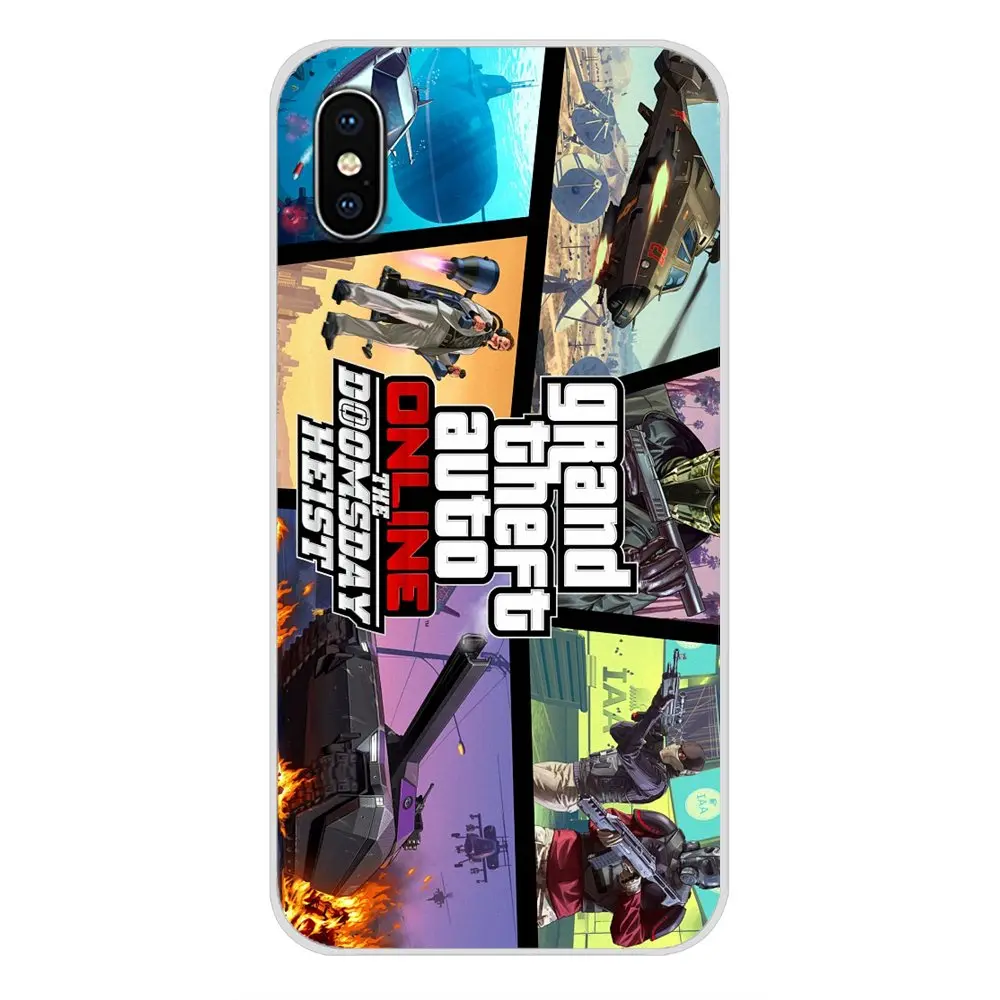 Soft Transparent Shell Cases rockstar gta 5 Grand Theft Newly For Samsung Galaxy A3 A5 A7 A9 A8 Star A6 Plus