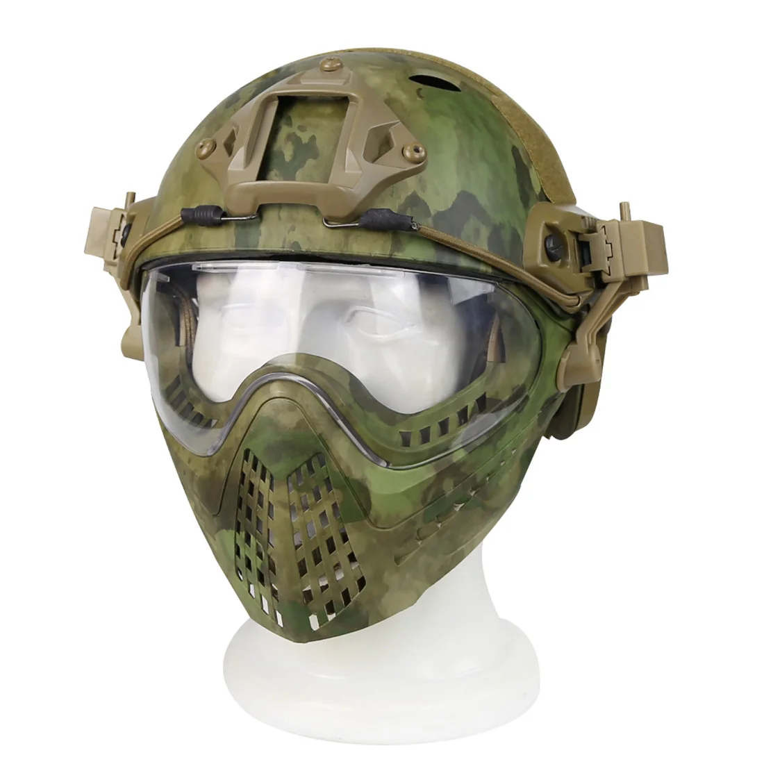 

Surwish Navigator Tactics Camouflage Protecting Helmet for Nerf/ for Airsoft Outdoors Activities