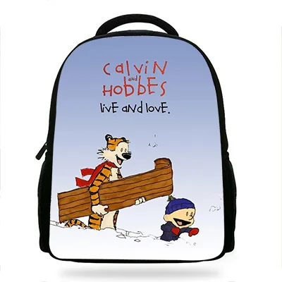 Аниме Кальвин И Hobbes обувь для мальчиков девочек рюкзак студентов школьные ранцы повседневные Рюкзаки Детская сумка школьные сумки для детей Best подарок