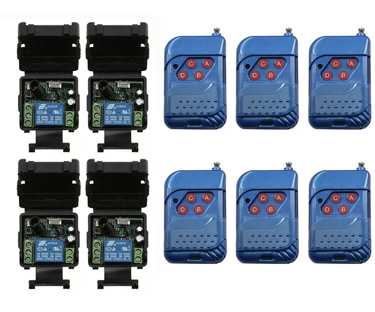 DC 12V 1CH RF Wireless Remote Control Relay Switch Security System