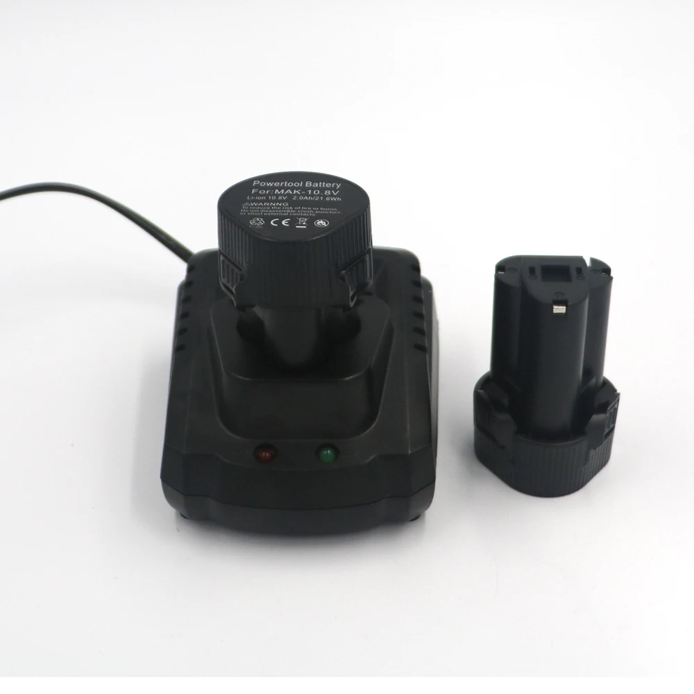 2 шт. литий ионный аккумулятор BL1013 BL1014 10 8 В 2.0A с мини зарядным устройством для Makita