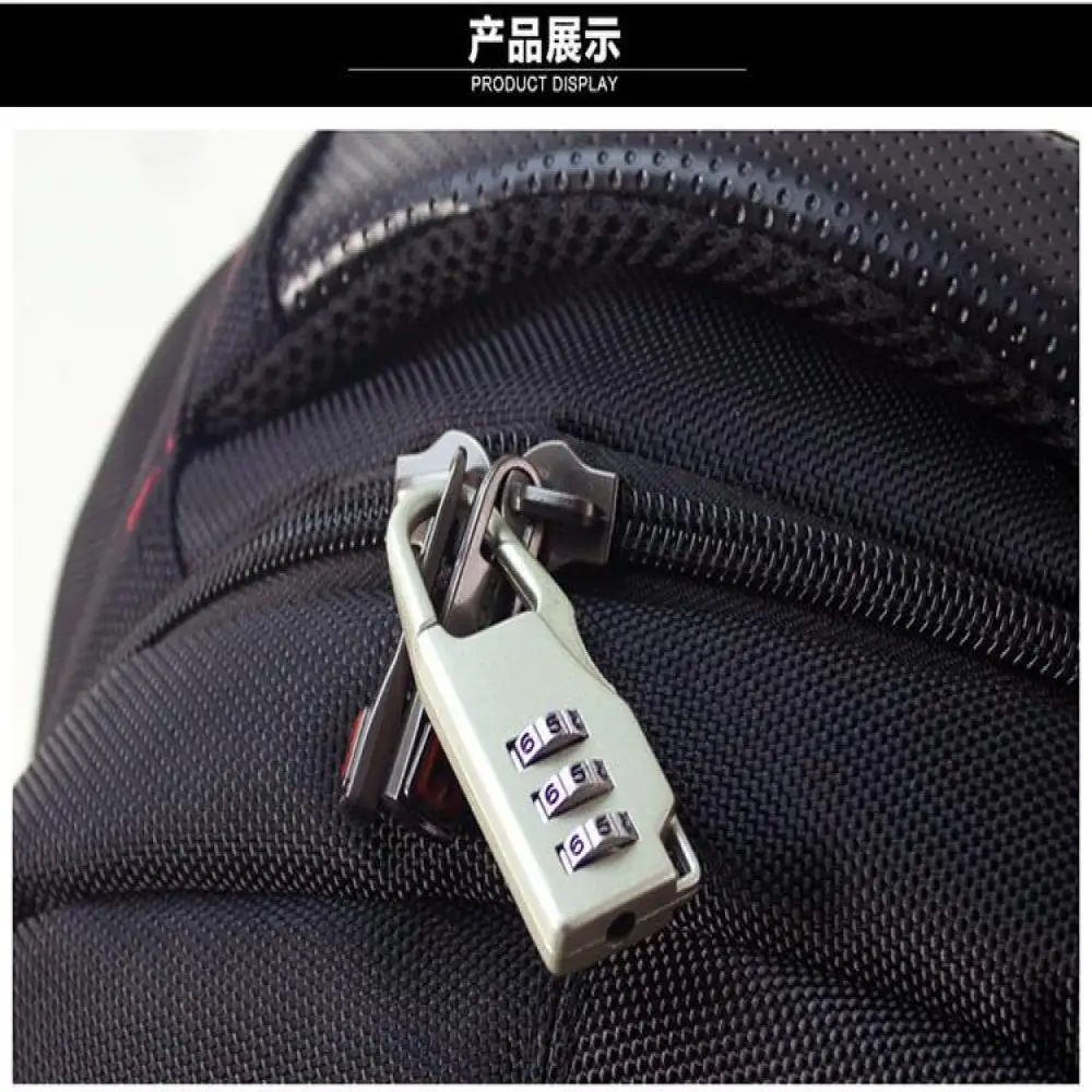 

New Travel 3 Digit Code Safe Combination Luggage Password Lock Padlock Suitcase Travel Luggage Boxes Safety Hgih Quality Snow