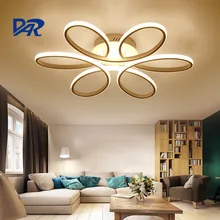 Fashion White Acrylic Modern Led Ceiling Lights For Living Room Luminaria Led Ceiling Lighting Fixtures Lustre Avize Plafondlamp