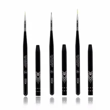 Eval чистая акриловая кисточка для ногтей KOLINSKY Кристалл УФ гель для ногтей инструмент крюк линия ручка тонкая краска принадлежности художественные Кисти