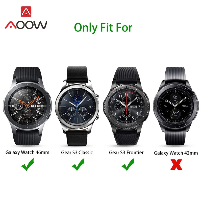2 шт. закаленное стекло для Samsung Galaxy watch 46 мм Gear S3 Frontier S2 Sport Classic защита экрана 9H 2.5D