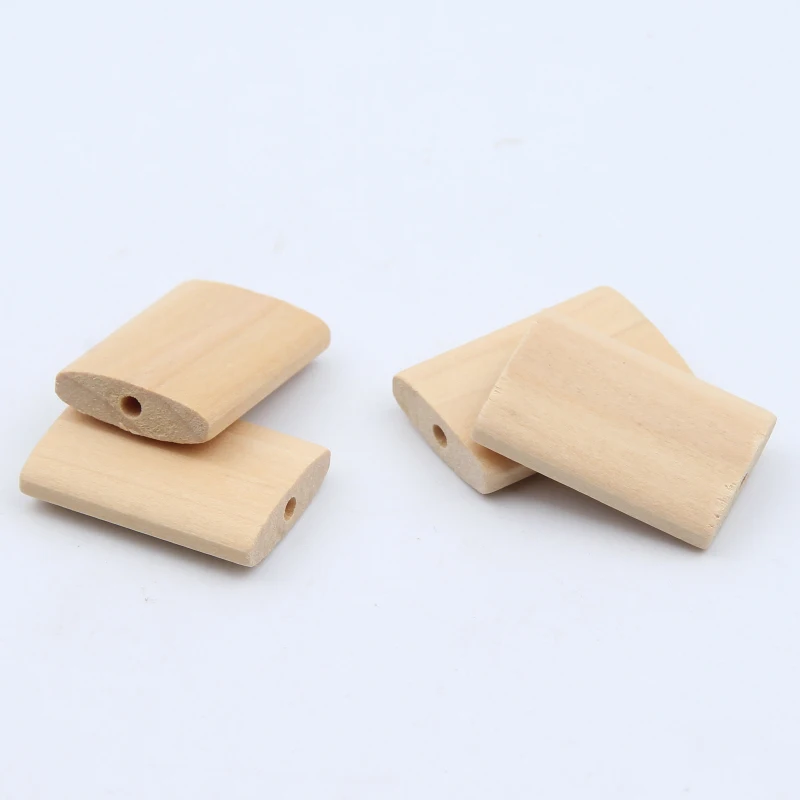 

Natural Smooth Wooden Beads 50pcs Unfinished DIY Crafts Wood Beads For Jewelry Makeing Kids Toys