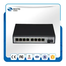 HCC-208EP коммутатор Poe Вместо избыточного провода 8x100 Мбит/с Ethernet порты 100 Мбит/с волоконно-оптический порт VLAN волокно 20 км POE