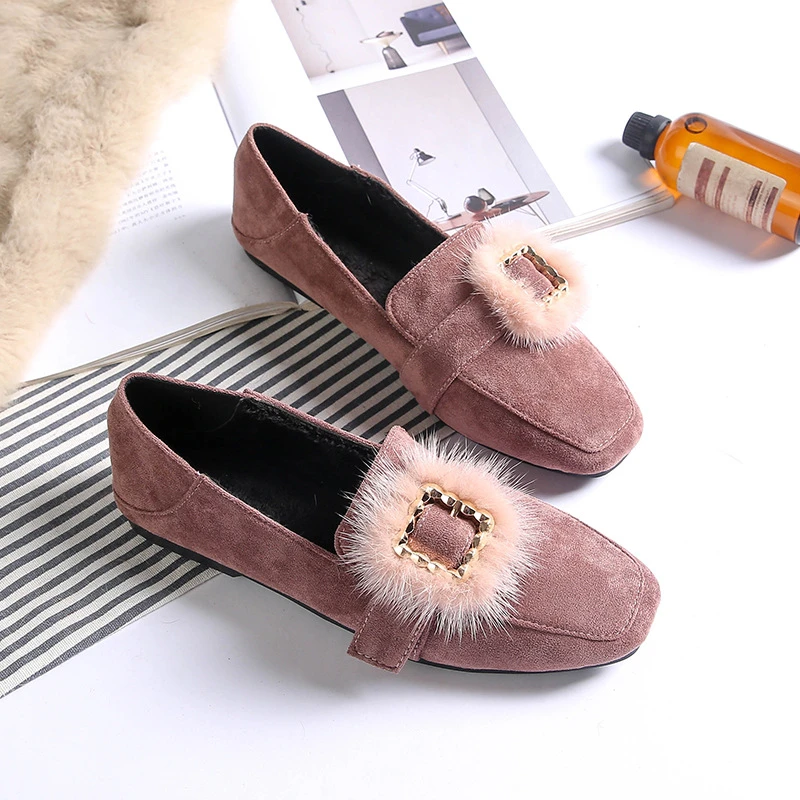 faux suede moccasins