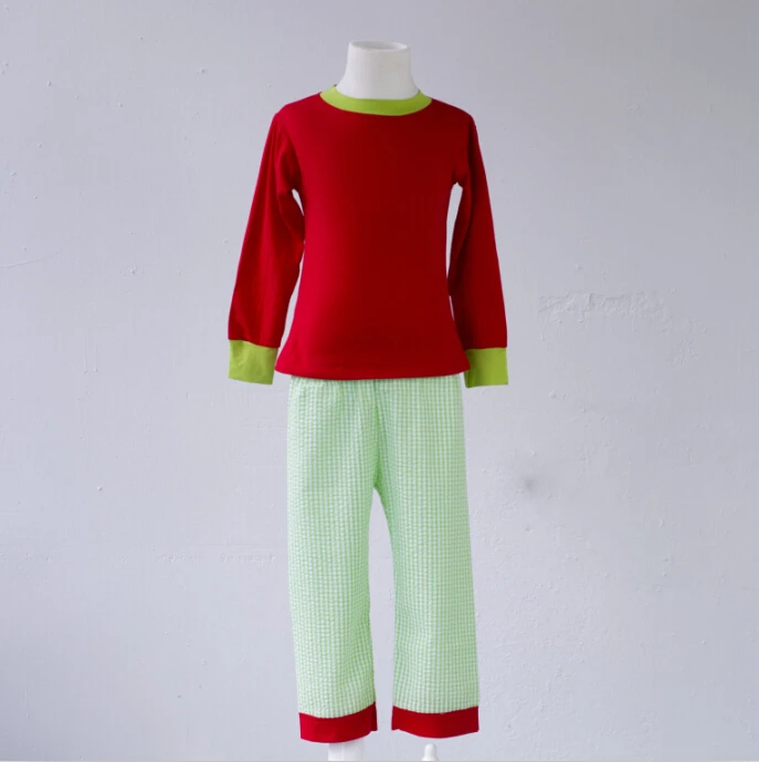 wholesale children baby clothing USA style winter kids popular pajamas