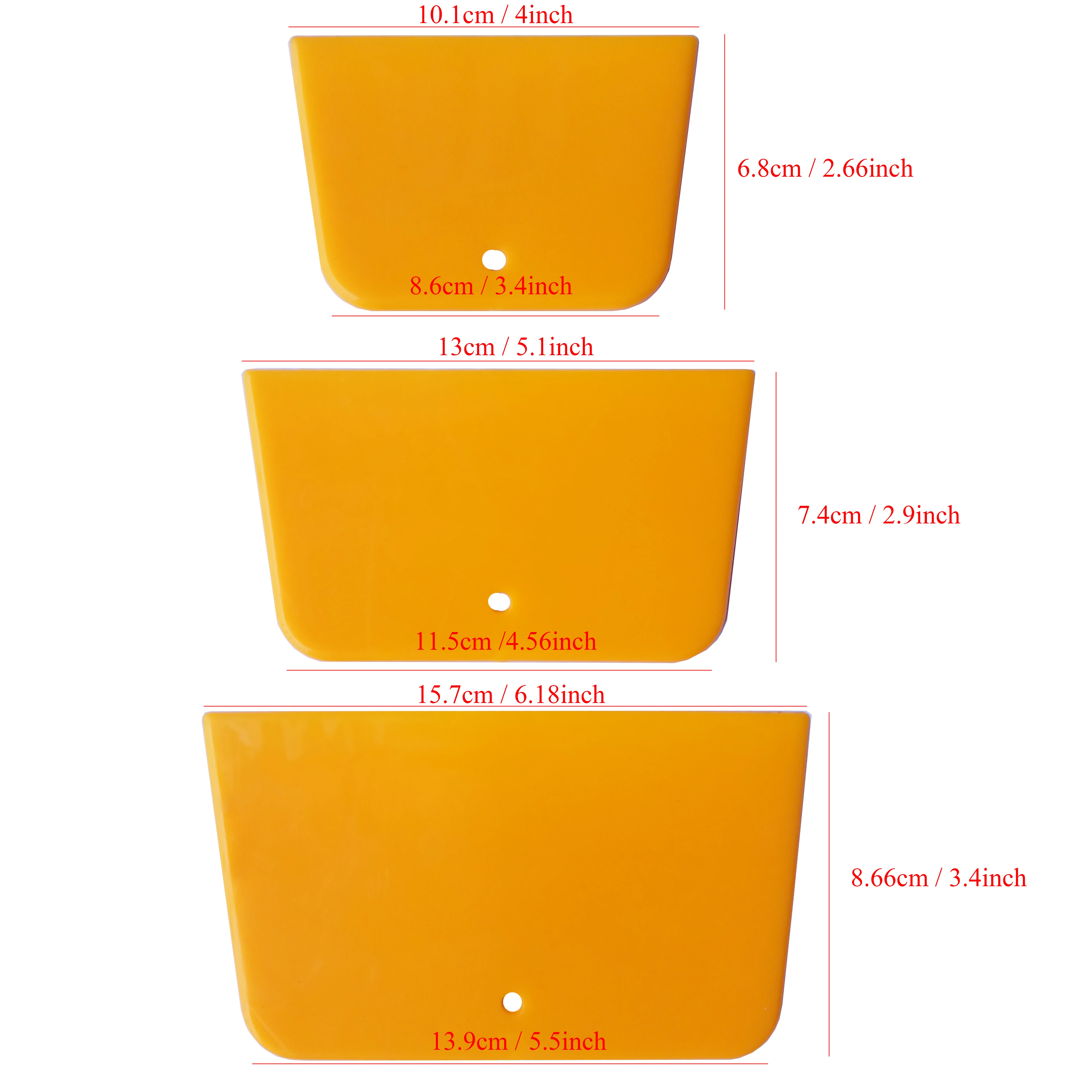 Vinyl Wrap Application Squeegee For Car Film Stickers Decals Corner Decorate Scraper for Window Tint Application A38 3pcs/set