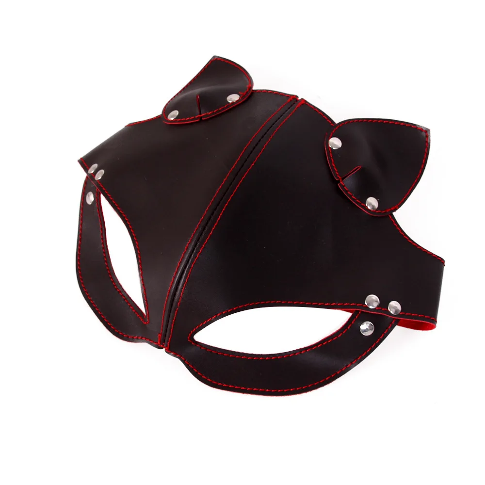 Bdsm Leather Blindfold Foreplay Flirting Adult Cosplay Mask Erotic Toys