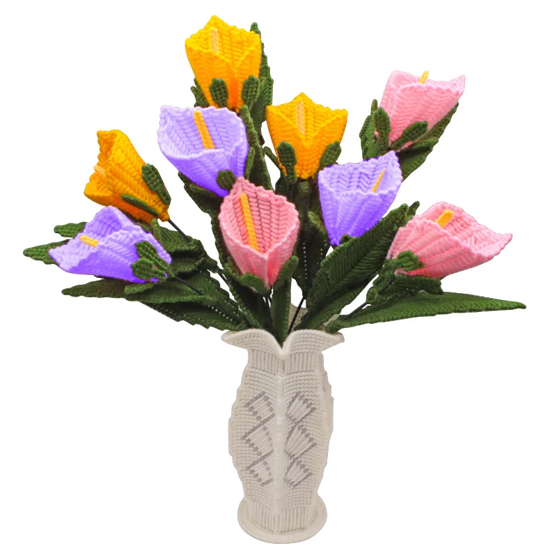 

3D cross stitch Coasters chinese cross stitch kit Needlework,DIY 3D Vase decoration cross-stitch,Has been cut,cross stitch z4