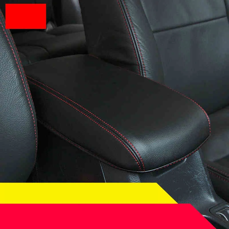 

lsrtw2017 fiber leather car armrest cover for toyota rav4 2012 2013 2014 2015 2016 2017 2018 XA40