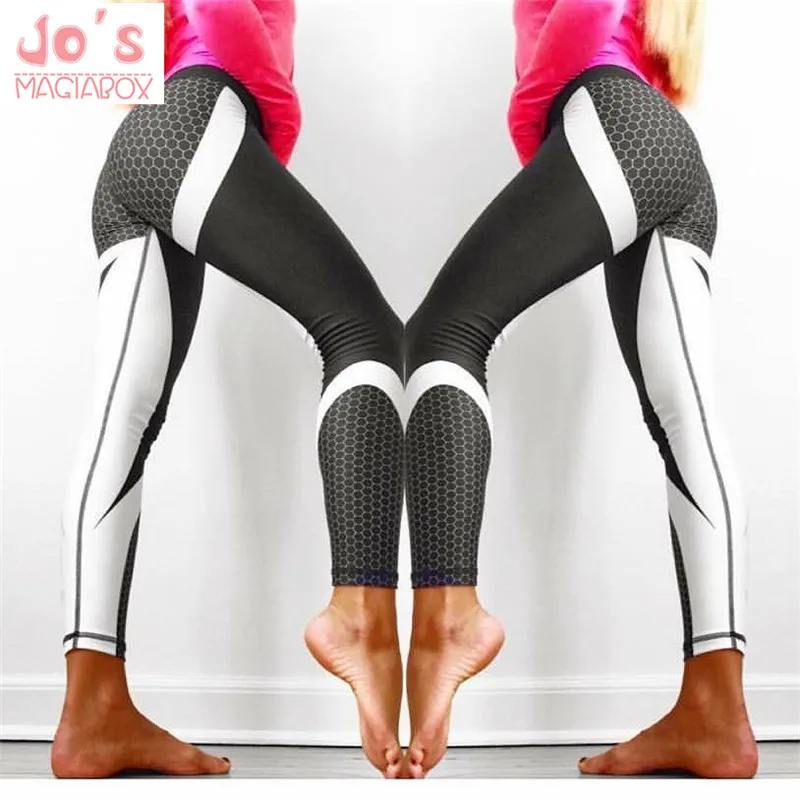 

Autumn Fitness Leggings Women Gym High Waist Print Workout Legging Pants Push Up Elasticity Legins Female Jeggings Leggins