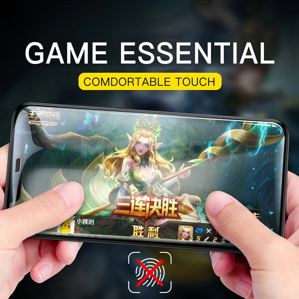 9D Matte Frosted Tempered Glass for Xiaomi Mi 9 8 SE A2 Lite 5X 6X Pocophone F1 Mix 2S Mix3 Full Cover Screen Protector Film