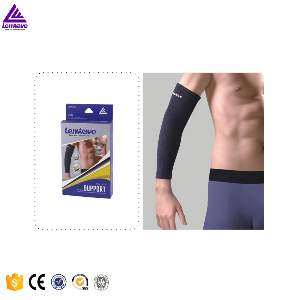 Lenwave basketball arm sleeve Elastic extension soft Long elbow pads
