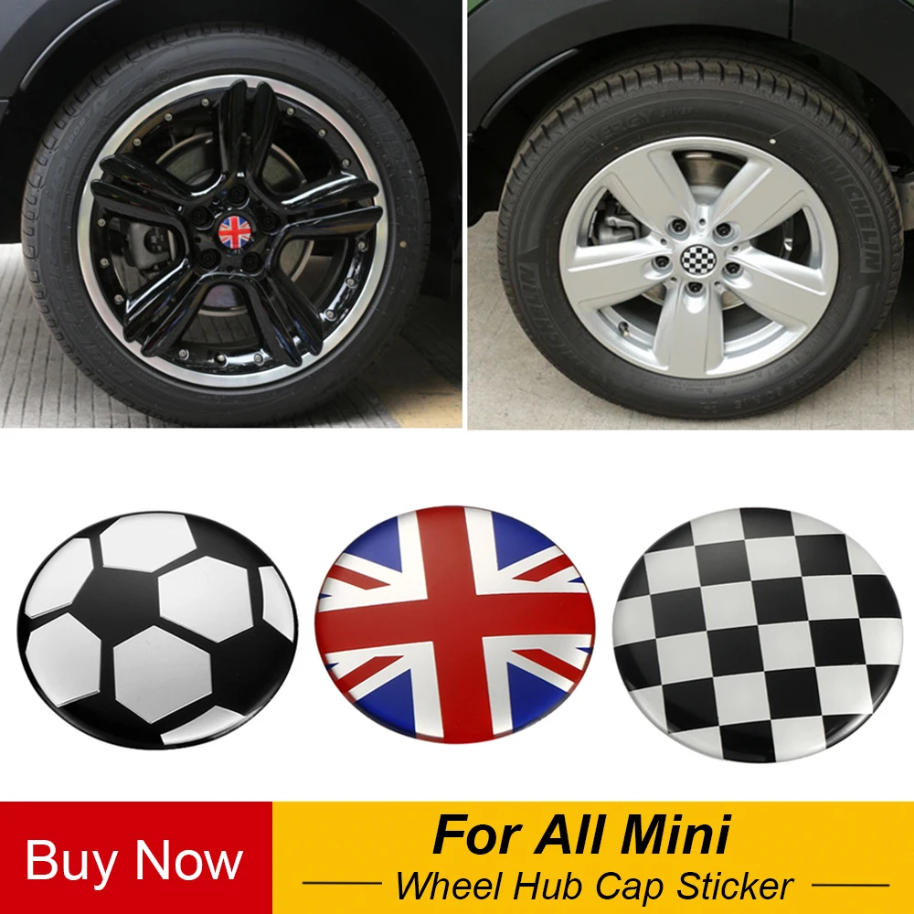 4pcs Car Wheel Center Hub Cap Stickers Rim Cover for MINI Cooper S JCW One  R50 R53 R56 R60 R61 F54 F55 F56 F57 F60 Accessories|Car Stickers| -  AliExpress