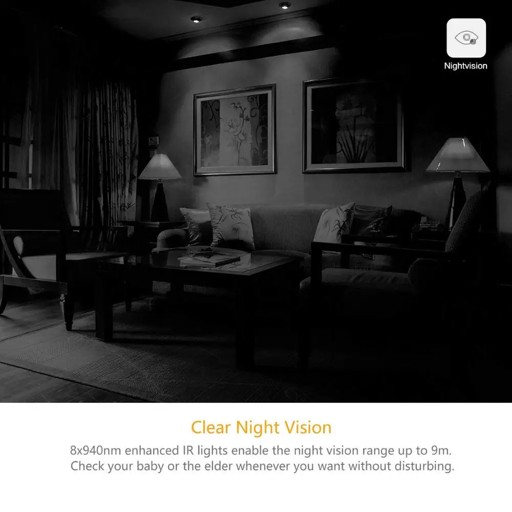 Домашняя ip-камера YI 1080 P, беспроводная Wi-Fi система видеонаблюдения, детский монитор, ночное видение, глобальная версия YI Cloud EU