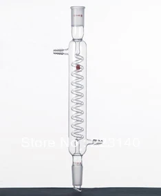C144300 신디사이저, 콘덴서, 그레이엄, 조인트: 24/40, 자켓 길이: 300mm, O. D. 호스 연결: 10mm
