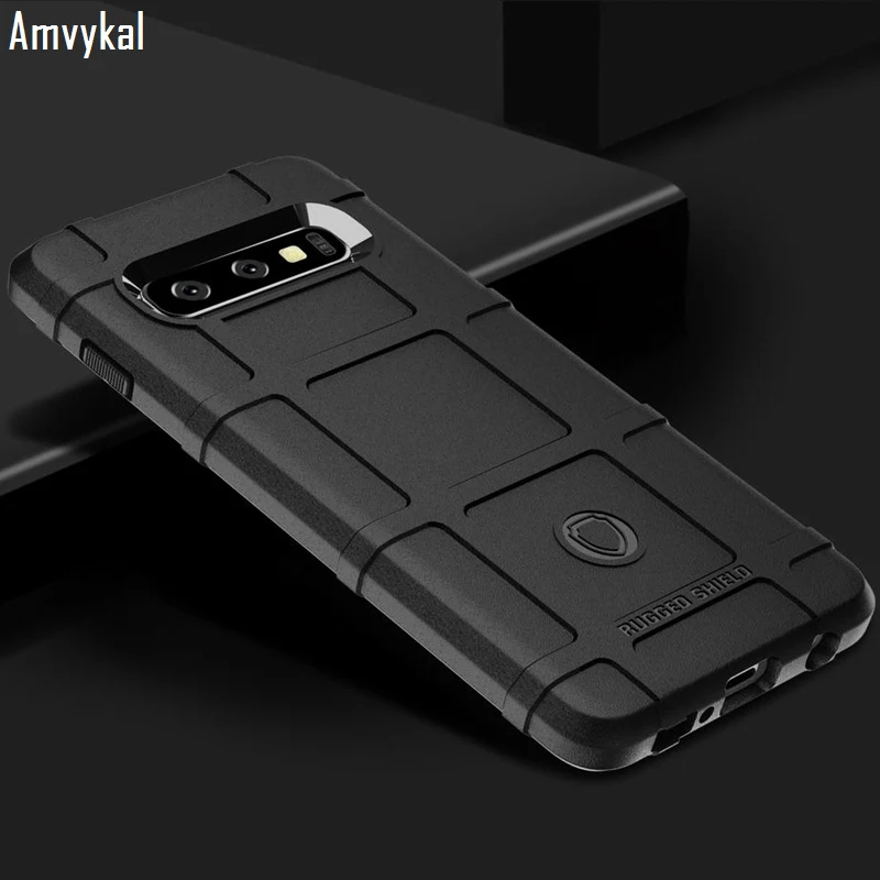 Amvykal для samsung S8 S9 S10 плюс S10e Note 8 9 iphone XR XS чехол из мягкого силикона с принтом прочная защита противоударный чехол-Броня Защитная крышка